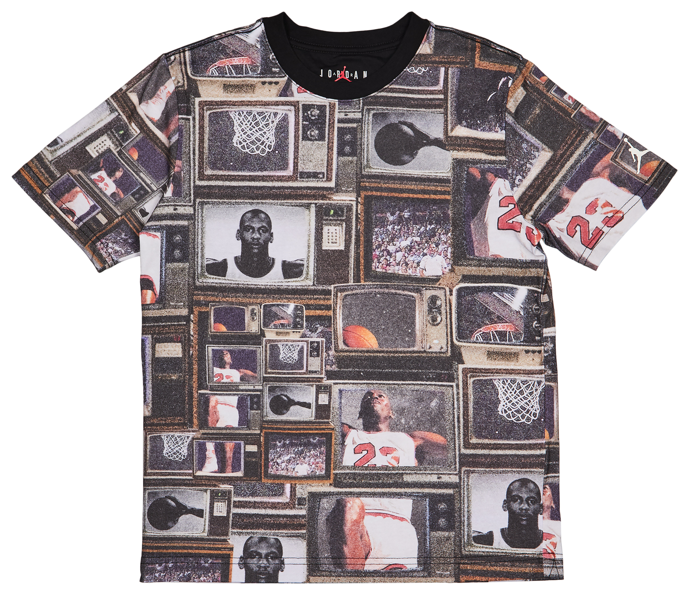 Jordan Brooklyn Aop - Grade School T-Shirts