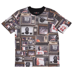 Grundschule T-Shirts - Jordan Brooklyn Aop - Black-Black