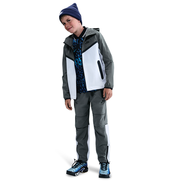 Image of Nike Tech Woven unisex Felpe con cappuccio - Bianco - Foot Locker035