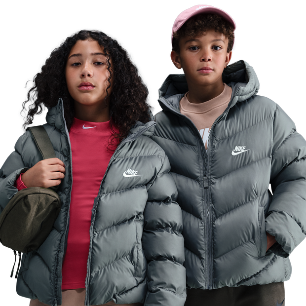 Image of Nike Adp Puffer unisex Giacche - Grigio - Poly Woven - Foot Locker035