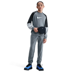 Grade School Tracksuits - Nike Swoosh - Smoke Grey-Anthracite