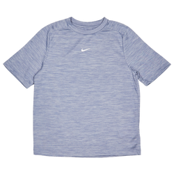 Grade School T-Shirts - Nike Df Multi Lbr - World Indigo-Celestine Blue
