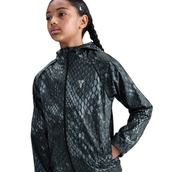 Grade School Jackets - Nike Kobe - Black-Reflective Silv