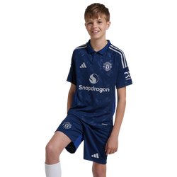 Grundschule Shorts - adidas Manchester United 24/25 Away - Night Indigo-Night Indigo