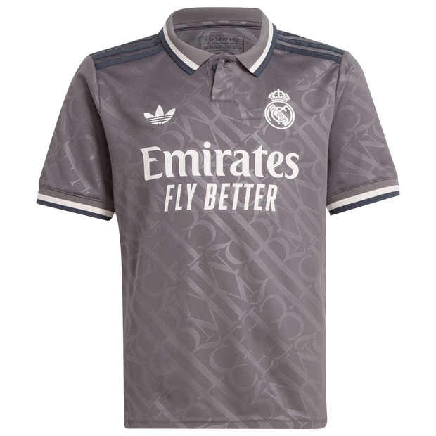 Image of Adidas Real Madrid unisex Maglie/Repliche - Grigio - Poly Mesh - Foot Locker035