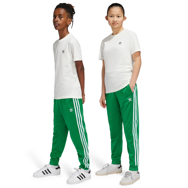 Image of Adidas Superstar unisex Pantaloni - Verde - Tela di cotone - Foot Locker035