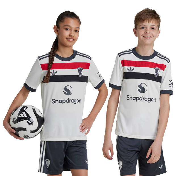 Image of Adidas Manchester United 24/25 Third unisex Maglie/Repliche - Bianco - Poly Mesh - Foot Locker035