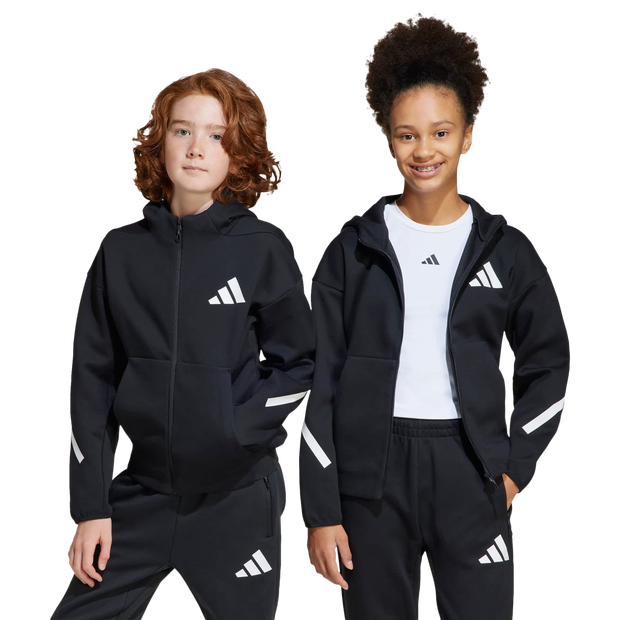 Image of Adidas Z.n.e. Full-zip Hooded unisex Giacche - Nero - Poly Mesh - Foot Locker035