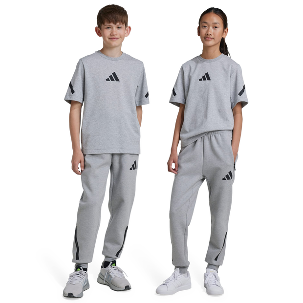 Image of Adidas Z.n.e. Taperosso-leg unisex Pantaloni - Grigio - Poly Mesh - Foot Locker035