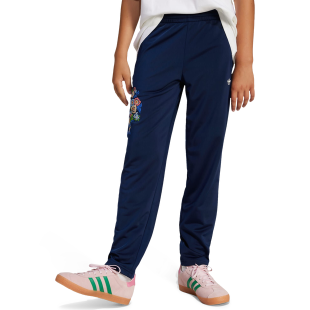 Image of Adidas Firebird unisex Pantaloni - Blu - Poly Mesh - Foot Locker035