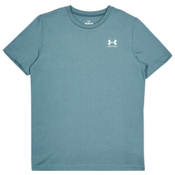 Grundschule T-Shirts - Under Armour Sportstyle Lc - Jasper Blue-White
