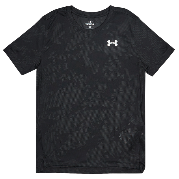 Under Armour Tech Vent Jcqrd Kid's T-Shirts - Black - Size 10 - 12 Years - Poly Jersey