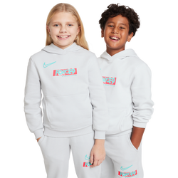 Grundschule Hoodies - Nike Erling Haaland Club - Photon Dust-Dynamic Turquoise