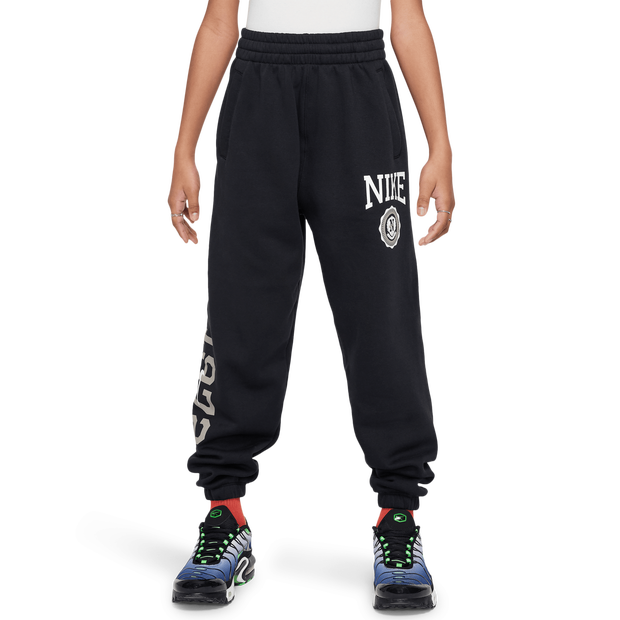 Image of Nike Club Loose unisex Pantaloni - Nero - Foot Locker035