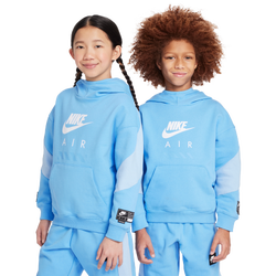 Grade School Hoodies - Nike Air - University Blue-Psychic Blue