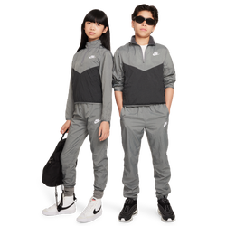 Grade School Tracksuits - Nike Sportswear - Smoke Grey-Anthracite