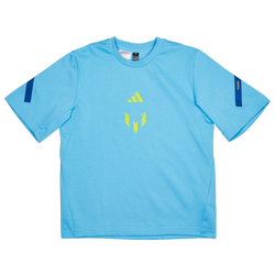 Primaire-College T-Shirts - adidas Messi Zne - Semi Blue Burst-Semi Solar Yellow
