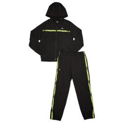 Grade School Tracksuits - Lacoste Grid Taped - Noir-Volt