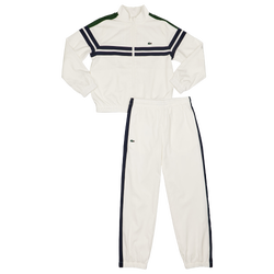Grade School Tracksuits - Lacoste Front Stripe Croc - Farine-Farine
