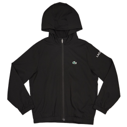 Primaire-College Vestes Zippees - Lacoste Diamond Taffeta - Noir-Noir