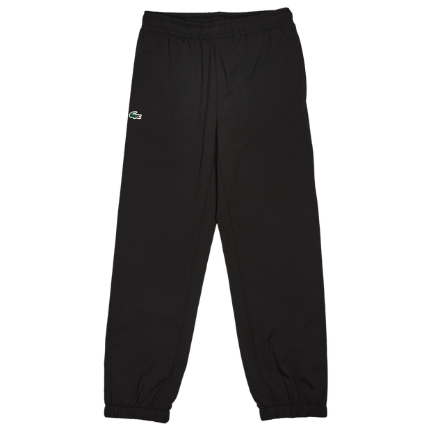 Lacoste Diamond Taffeta Kid's Pants - Black - Size 7 Years - Poly Woven