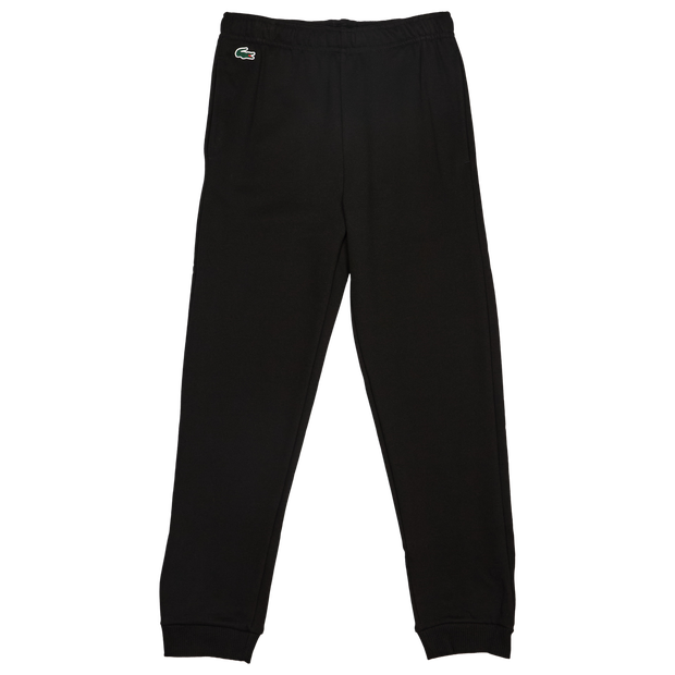 Lacoste Silicon Croc Core Kid's Pants - Black - Size 7 Years - Cotton French Terry