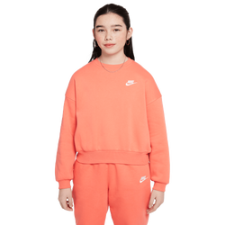Grade School Sweatshirts - Nike Club - Magic Ember-White