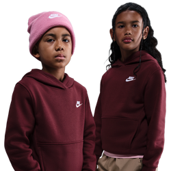Primaire-College Hoodies - Nike Club - Dark Team Red-White