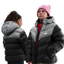 Primaire-College Manteaux blousons - Nike Adp Puffer Colorblock - Black-Smoke Grey-White