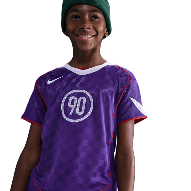 Nike Df T90 Energy Jersey T-shirts Kinder - Paars - Maat 158 - 170 CM - Poly Jersey
