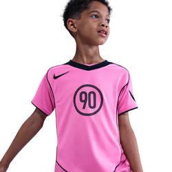 Grade School T-Shirts - Nike Df T90 Energy Jersey - Playful Pink-Black-Black