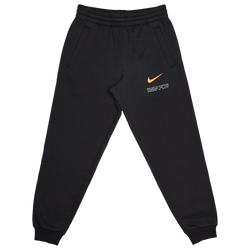 Scuola elementare e media Pantaloni - Nike Club Reflect - Black-Black-Safety Orange