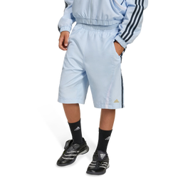 Scuola elementare e media Shorts - adidas Teamgeist - Crystal Sky-White-Aurora Ink