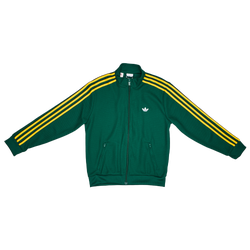 Grade School Track Tops - adidas Firebird - Collegiate Green-Eqt Yellow-Black