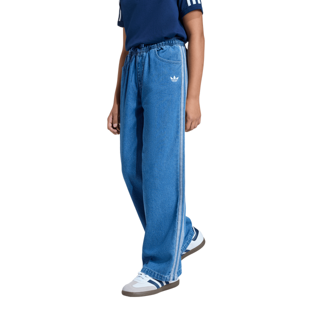 Adidas Firebird Kid's Pants - Blue - Size 11 - 12 Years - Cotton Twill