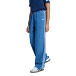 Medium Vintage Denim-White