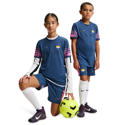 Scuola elementare e media Shorts - Nike Kylian Mbappe Academy Df Football Short - Mystic Navy-Mystic Navy-Pinksi