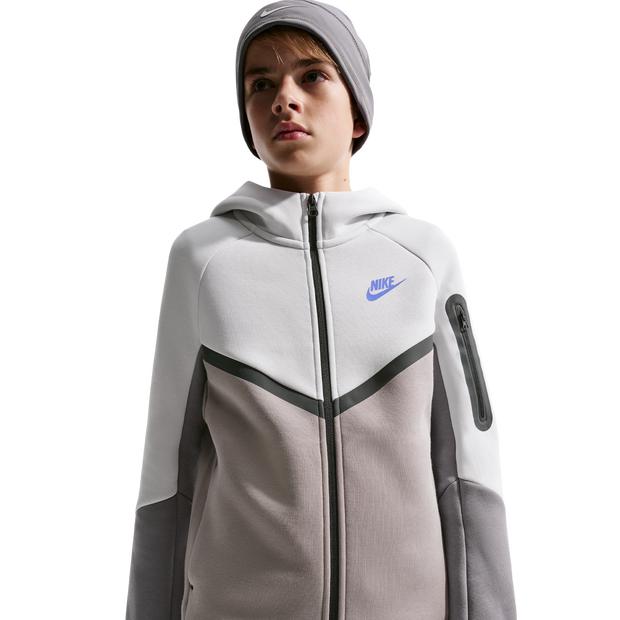 Nike Tech Colorblock Enfant - Sweats à capuche, Gris - Taille 122 - 128 CM