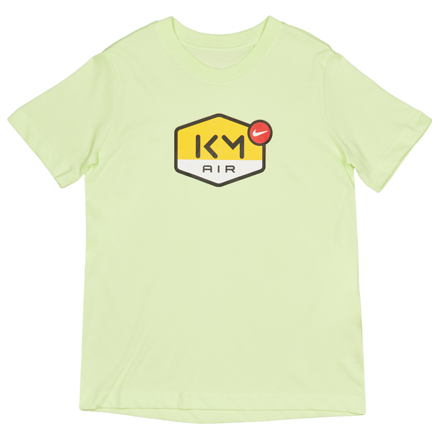 Nike Kylian Mbappe Df T-Shirt Bambini - Magliette Giallo - Taglia 147 - 158 Cm - Jersey Di Cotone