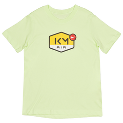 Scuola elementare e media T-Shirts - Nike Kylian Mbappe Df T-shirt - Lt Liquid Lime-Black
