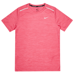 Grade School T-Shirts - Nike Df Miler - Rush Pink-Pinksicle