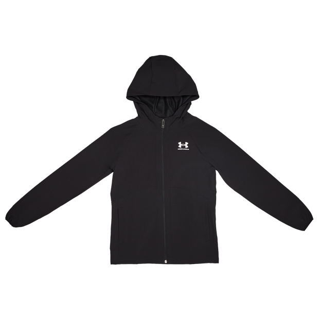 Under Armour Vibe Enfant - Vestes Zippees, Noir - Taille 137 - 149 CM - Poly Woven