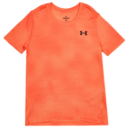 Scuola elementare e media T-Shirts - Under Armour Tech Vent Jcqrd - Venom Red-Black