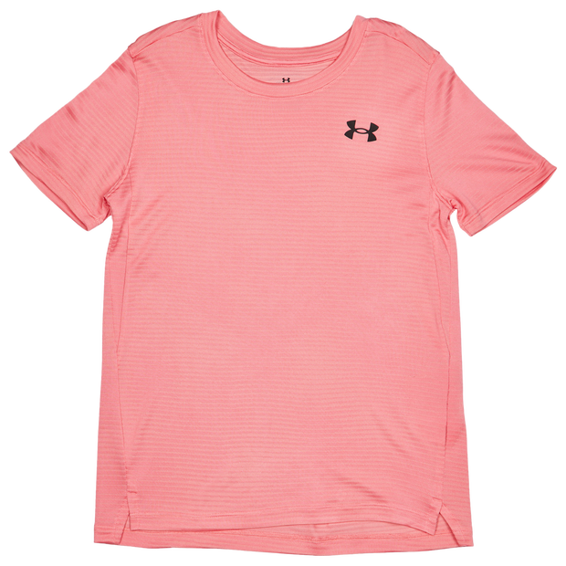Under Armour Tech Vent Jcqrd Kid's T-Shirts - Pink - Size 12 - 14 Years - Poly Jersey