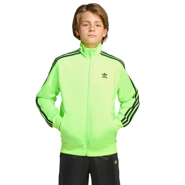 Adidas Firebird Trainingspakken Kinder - Groen - Maat 153 - 158 CM - Poly Mesh