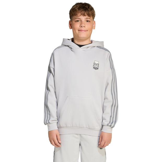 Image of Adidas Orginals X Minecraft unisex Felpe con cappuccio - Grigio - Jersey di cotone - Foot Locker035