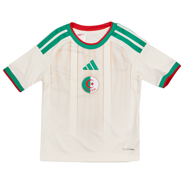 Adidas Algeria Kid's Jerseys/Replicas - White - Size 9 - 10 Years - Poly Jersey