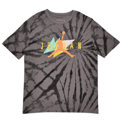 Grade School T-Shirts - Jordan Festival Tie Dye - Iron Gray-Multi