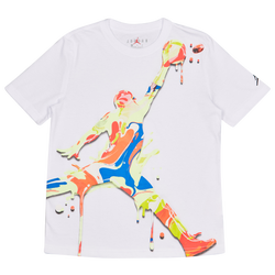 Primaria y colegio T-Shirts - Jordan Splsh Paint Spill - White-Multi