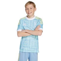 Scuola elementare e media Jerseys/Replicas - adidas Juventus 25/26 Away Jersey - Poly Mesh-Ash Blue